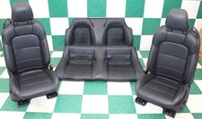 26 Mustang Convertible Black Heated Cooled Vinyl Power Buckets Backseat Set Oem 26 Mustang Convertible Black Heated Cooled Vinyl Power Buckets Backseat Set Oem
