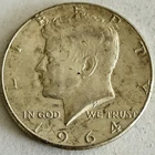 1964P 90 % Silver Kennedy Half Dollar Coin (50c)/Circulated/Philly/US Mint/JFK11