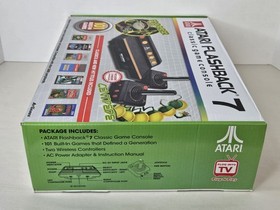 Atari Flashback 7 Classic Video Game Console in Box w/ 2 Controllers Used Twice