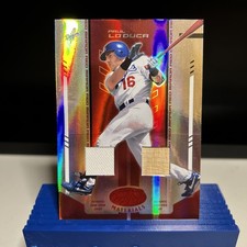 2004 Leaf MLB - Paul Lo Duca #150 Red Mirror Combo Relics /250, Dodgers PC