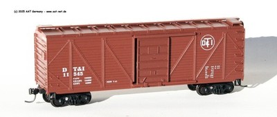Roundhouse H0 1097-1 - 40´ Wood Boxcar DT&I #11545 (assembled), aga NEW & OVP