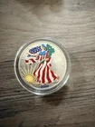 2000 American Eagle Silver Dollar In Full Color Walking Liberty 1oz Fine Silver