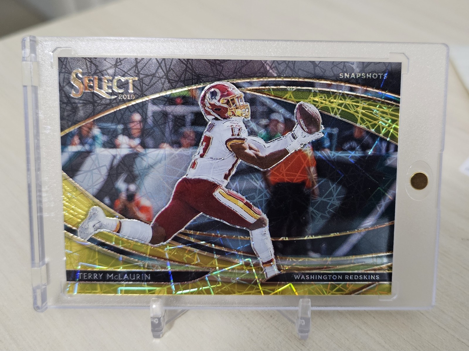 Terry McLaurin Panini Select Snapshots #7 Gold Prizm