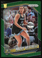 2025 Panini Prizm WNBA #138 Maddy Westbeld Green Prizms