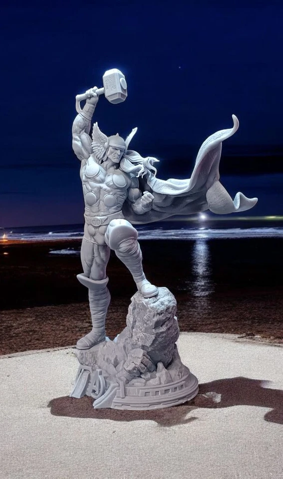 Thor Model Kit Resina Non Colorato - Immagine 3 di 4