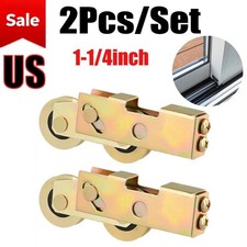 2PCS Sliding Patio Door Tandem Roller 1-1/4" Steel Wheels Bearing FAST SHIP K