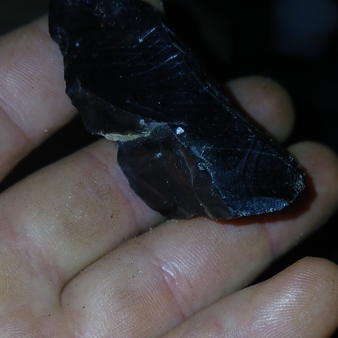 Black Obsidian Rough Mineral Stone Chunk Specimen for Cabbing and Lapidary