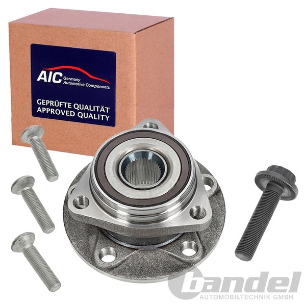 AIC RADLAGER-SATZ MIT ABS-SENSOR Vorne Passend FüR Audi A3 Q2 Q3 Q4 TT Cupra ATE-image