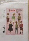 11-1/2" Barbie Doll Clothes Sewing Pattern McCall's #7431