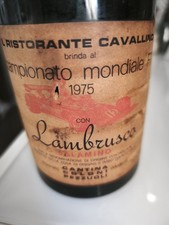 Bottiglia Lambrusco Ferrari 1975