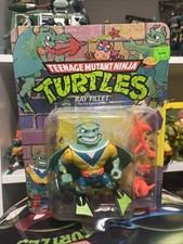 1990 Vintage Playmates Teenage Mutant Ninja Turtle Ray Fillet Action Figure Toy