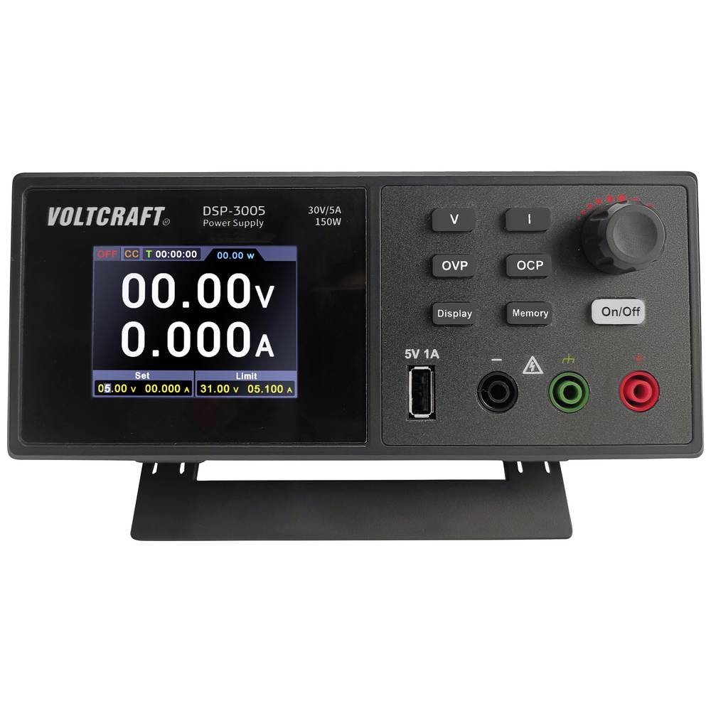 Alimentation de laboratoire VOLTCRAFT DSP-3005 DC réglable de 0-30V et 0-5A 150W