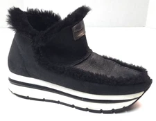 VOILE BLANCHE Mini Bice Sheepskin/Shearling Ankle Boots 39/9 Platform