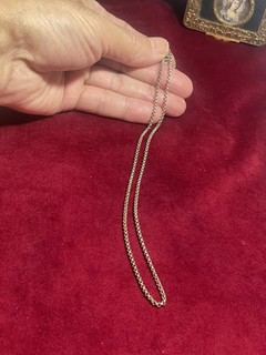 Très Jolie Chaîne En Argent Massif 42Cm