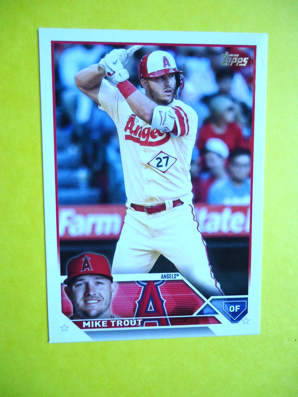 Mike Trout - 2023 Topps Baseball card #27 - Los Angeles Angels - OF