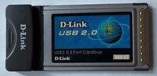 Adattatore D-Link USB 2.0 2 Porte CardBus PCMCIA (DUB-C2) per Notebook Vintage