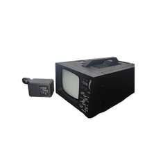 Avanti Portable Vintage TV AM FM Radio Combo with Box TVR-593 Black And White