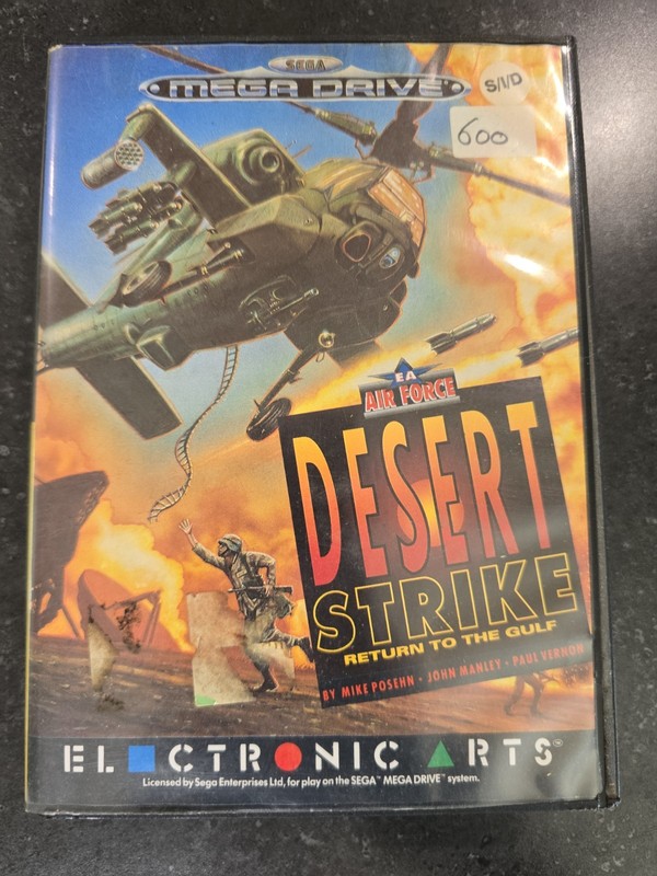 DESERT STRIKE Mega Drive Sega PAL CIB AND TESTED