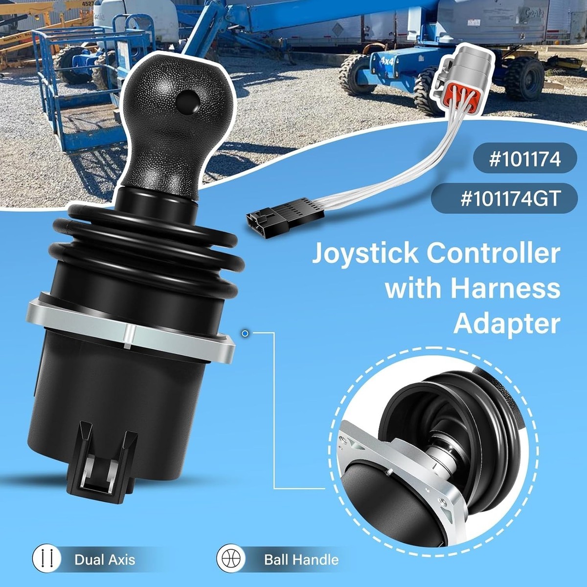 専用② for Genie S-Series Z-Seri 101174 101174GT 62390GT Dual Axis