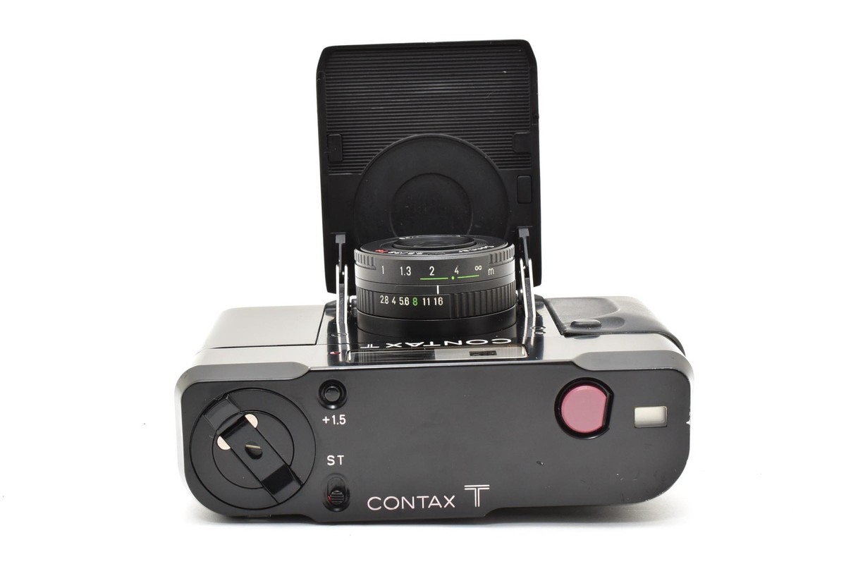 MINT] Contax T Black Rangefinder 35mm Film Camera Carl Zeiss Lens
