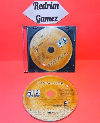 The Da Vinci Code Discs Only Windows PC CD-Rom Video Games 2K