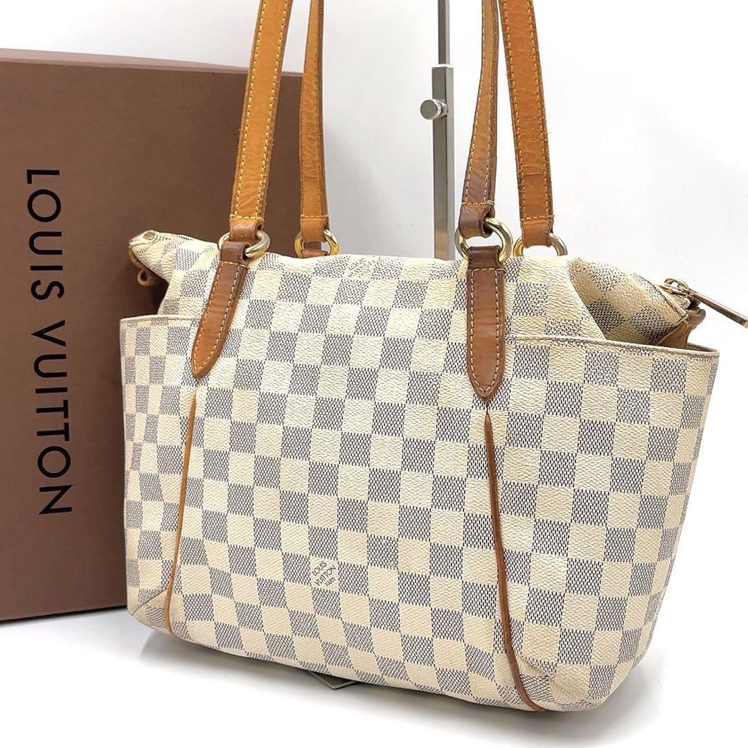 Louis Vuitton Totally Azure Genuine Leather Large Tote Bag Fashion Accessory