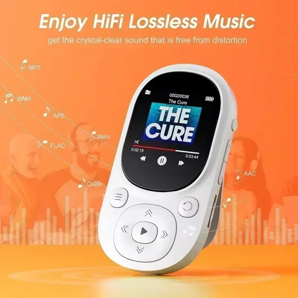 2X(64GB Clip MP3 Player with Bluetooth 5.3, Lossless Sound, FM Radio, Voice3181 - Image 4 of 4