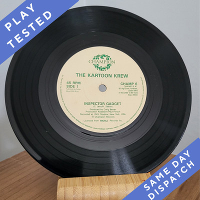The Kartoon Krew   Inspector Gadget - 7'' Vinyl Single - VG+ - Free P+P