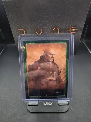 2025 Topps Dune Chrome Spice Rabban Harkonnen Green /99 Batista