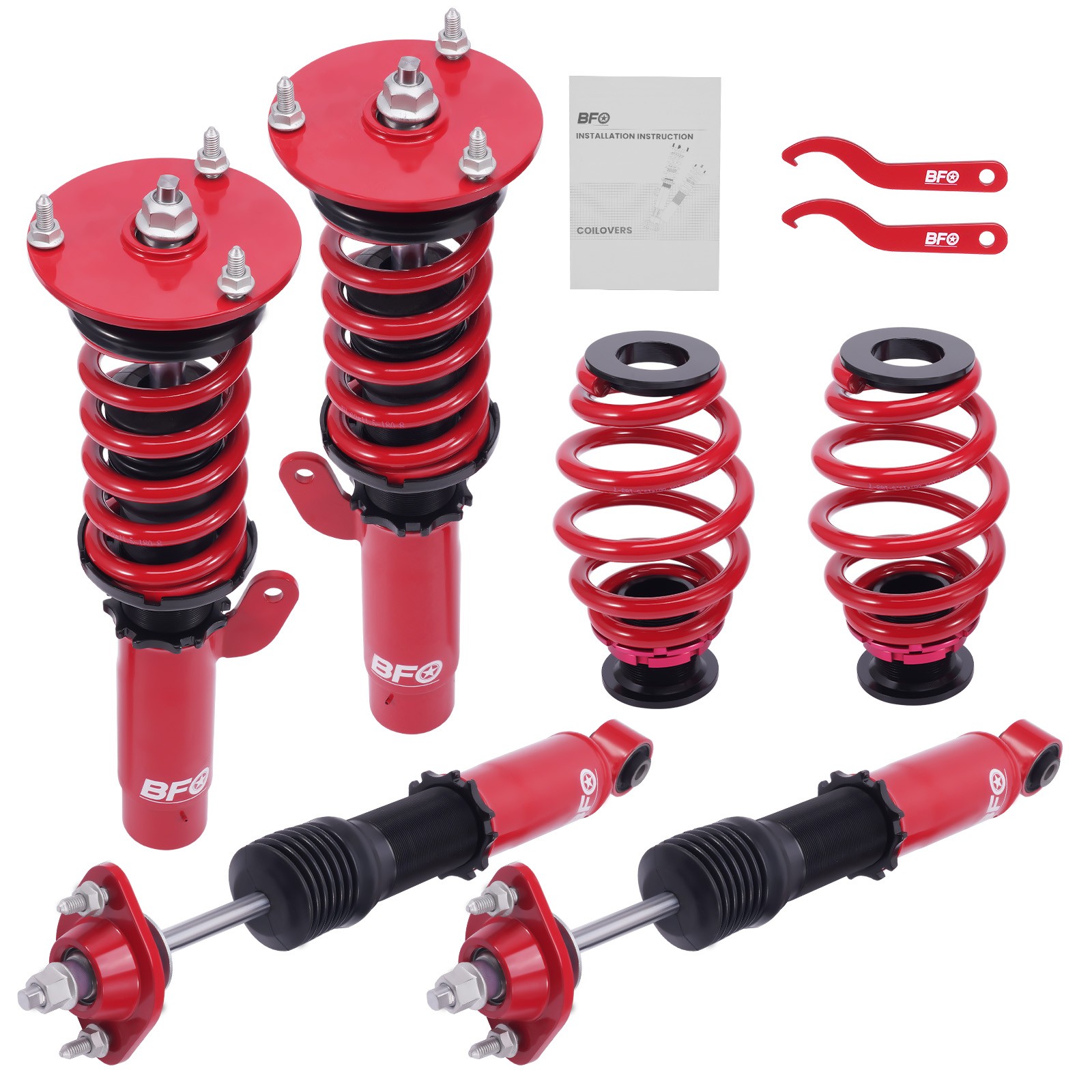 Upgrade Coilovers Kit for BMW 3 Series E46 Saloon 1997-2005 Convertible 2007 - Image 2