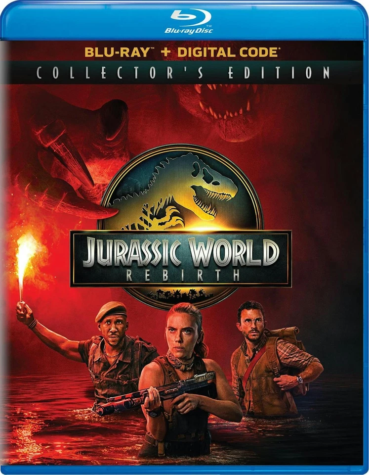 Jurassic World Rebirth - Collector's Edition Blu-ray + Digital Blu-ray  NEW - Image 2 of 4