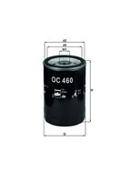 Mahle OC 460 ÖLfilter FüR Ford Usa,Jaguar,Jeep,Land Rover,Vw