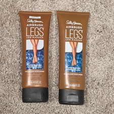 Sally Hansen Airbrush Legs Leg Makeup Deep 4oz Water Resistant Lot of 2