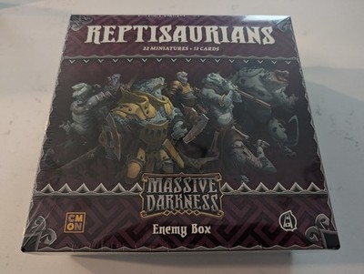 Massive Darkness Reptisaurians Enemy Box NEW IN SHRINK