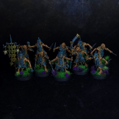 Warhammer Age of Sigmar - Ork Hobgrots bemalt - Warhammer AoS Miniaturen