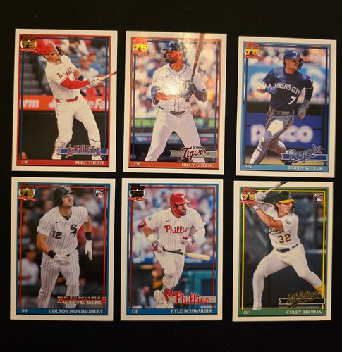 2026 Topps Series 1 1991 35th anni. YOU PICK T91-1 - T91-100 Complete Your Set
