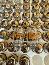 NOS RCA 12AU7A Black Plate Low Noise Preamp Tubes Matched Pair