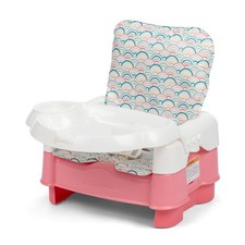 Deluxe 5-in-1 Sit Snack Go Convertible Toddler Booster Seat Rainbow Arcs