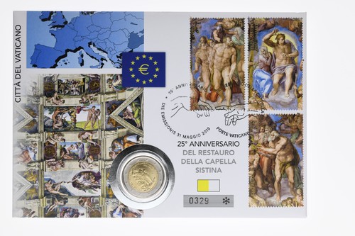 2 Euro + 50 Cent Numisbrief Vatikan - Numisbriefe zur Auswahl Münze + Briefmarke - Bild 60 von 75