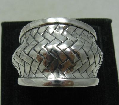 Genuine Sterling Silver Stylish Ring Hallmarked Solid 925 Handmade