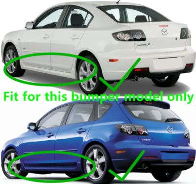Genuine Set Splash Guards Mud Flaps For 2004-2009 Mazda 3 S GT