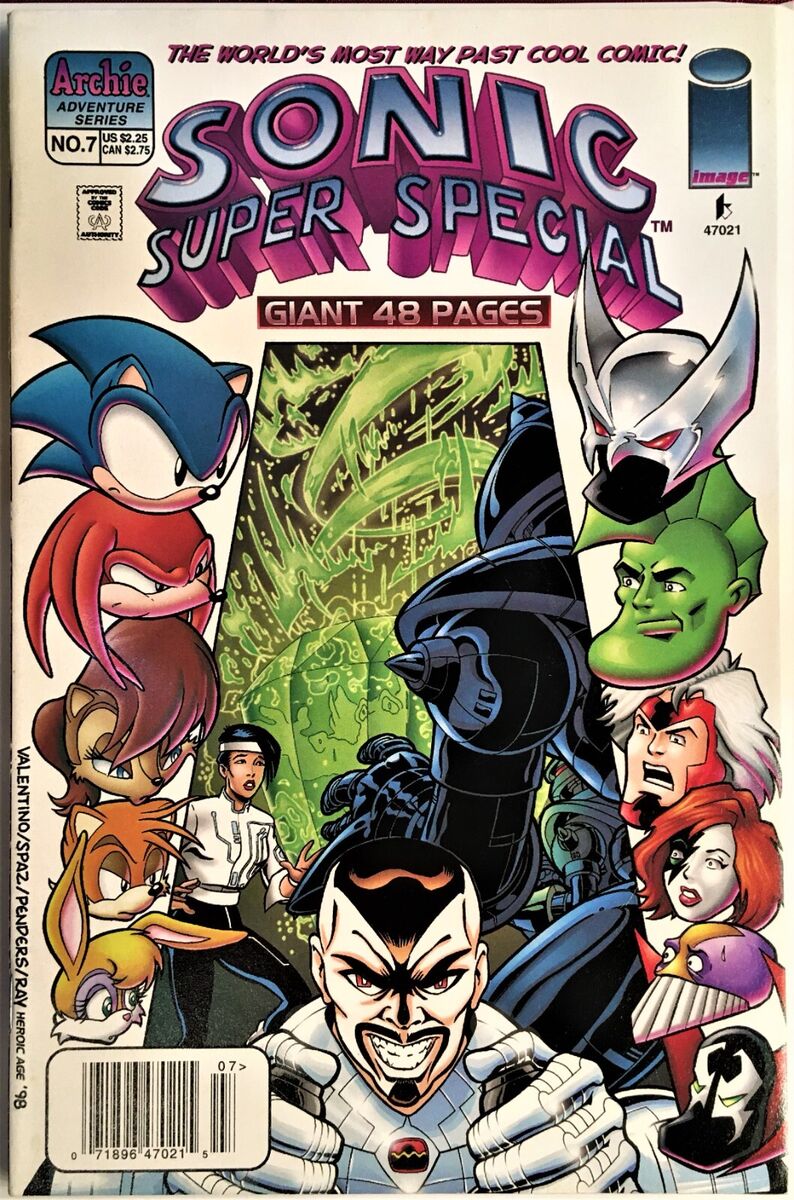 SONIC The HEDGEHOG Comic Book #136 July 2004 KNUCKLES & JULIE SU