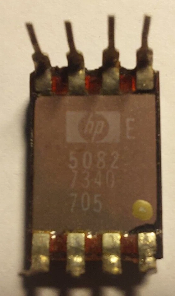 5082 7340 afficheur numérique chiffre rouge DIP 8 Ht 19 mm HP - Photo 2/2