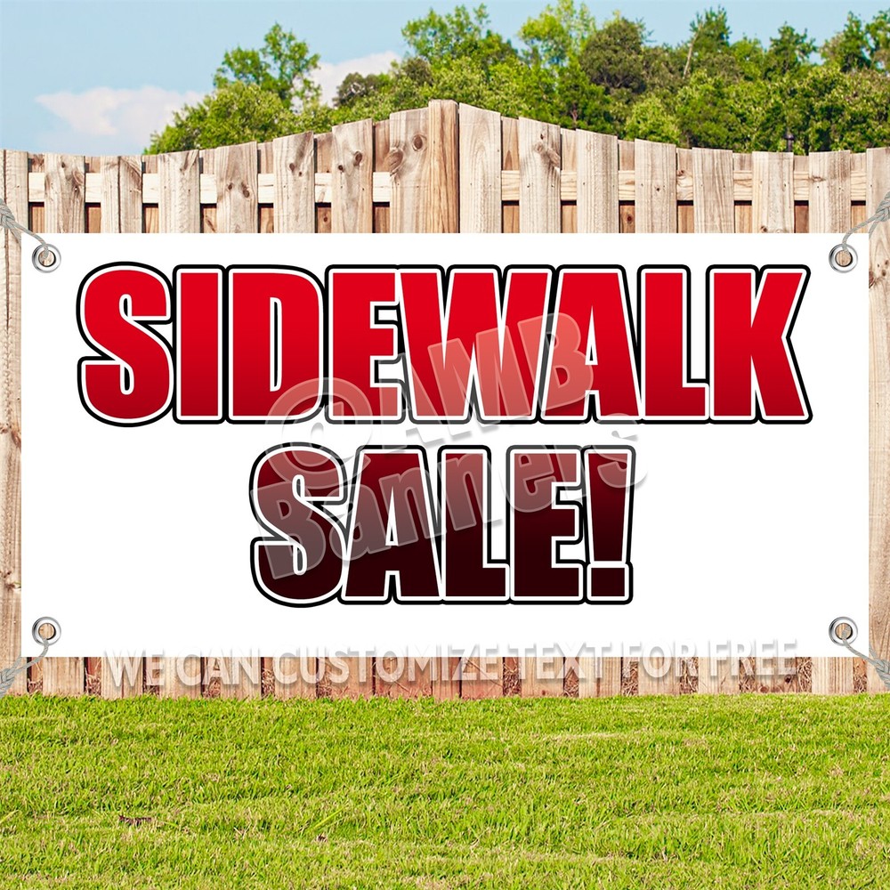 Vinyl Banner Multiple Sizes Sidewalk Sale! Promotion Business Business Outdoor