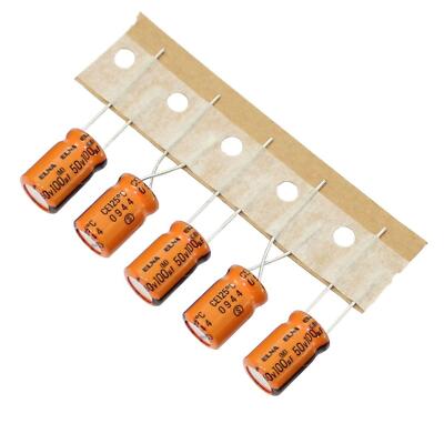 20x Elko Kondensator Radial 100µF 50V 125°C 8x12mm RK-50V101MG3GYX-TA2 100uF