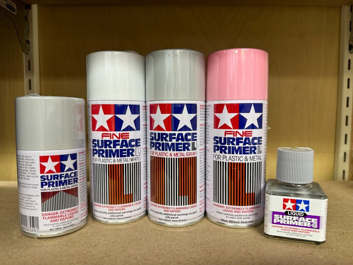 Tamiya Liquid Surface Primer 40mL for hobby models #87075 Tamiya Liquid Surface Primer 40mL for hobby models #87075