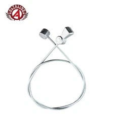 ALTALINE 330MM LONG BRAKE STRADDLE CABLE WIRE DOUBLE BARREL SILVER