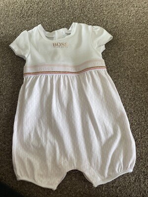 Baby Girl Hugo Boss Romper UK