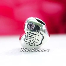Authentic Pondora Baby Girl Sterling Silver Charm 791280PCZ
