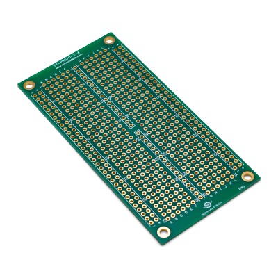 Premium 2'' x 4'' Protoboard PCB, ENIG Prototyping PCB, ST-PROTO-2-4